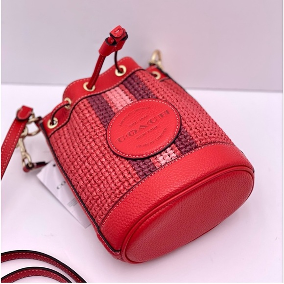 Coach Mini Dempsey Bucket Bag Crossbody With Coach Patch - Picture 12 of 12